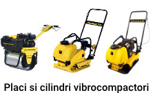Placi si cilindri vibrocompactori