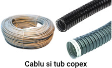Cablu si tub copex