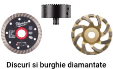 Discuri si burghie diamantate