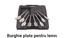 Burghie plate pentru lemn