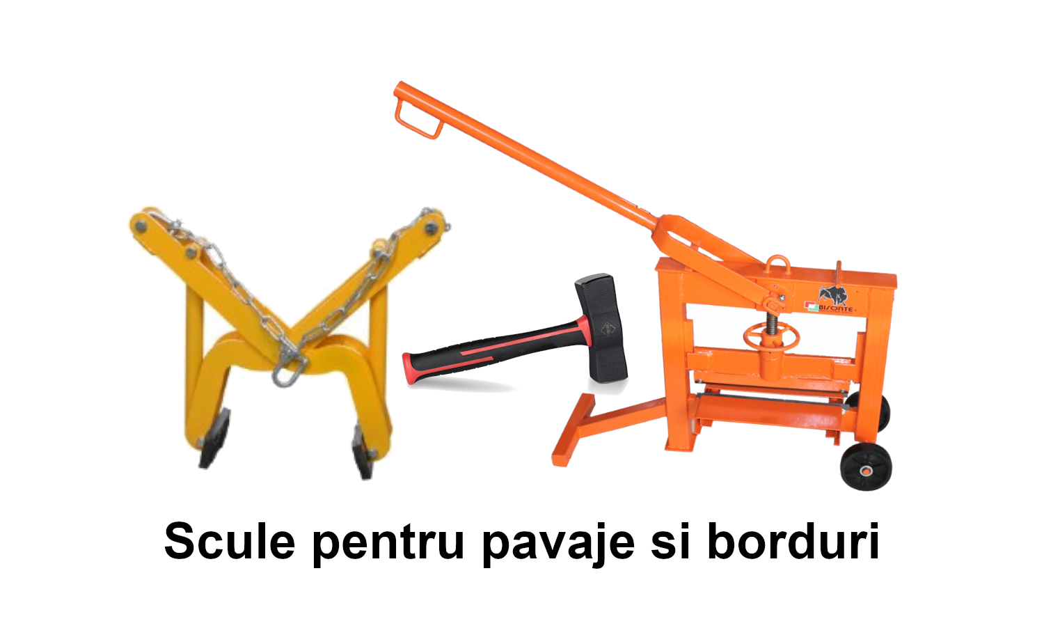 Scule pentru pavaje si borduri