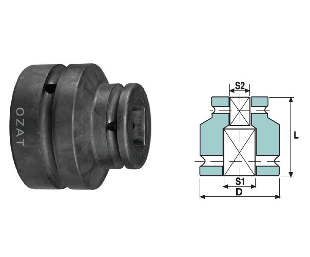 Adaptor de impact mama-mama 1.1/2" 1 1/2"