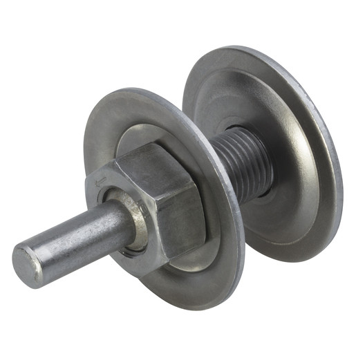 Ax prindere Wolfcraft 2117000, pentru discuri de slefuire si polisare cu diametrul interior de 13 mm, tija prindere 8 mm,