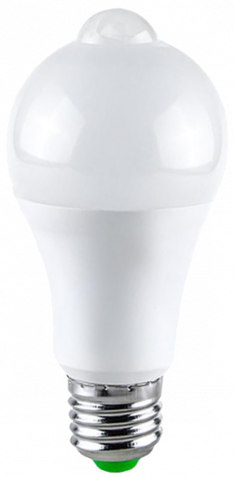 Bec LED cu senzor de miscare 9W=75W 750Lm 6400K lumina rece model A60