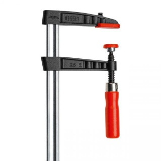 BESSEY Menghină cu șurub din fontă maleabilă TG, Deschidere: 200 mm