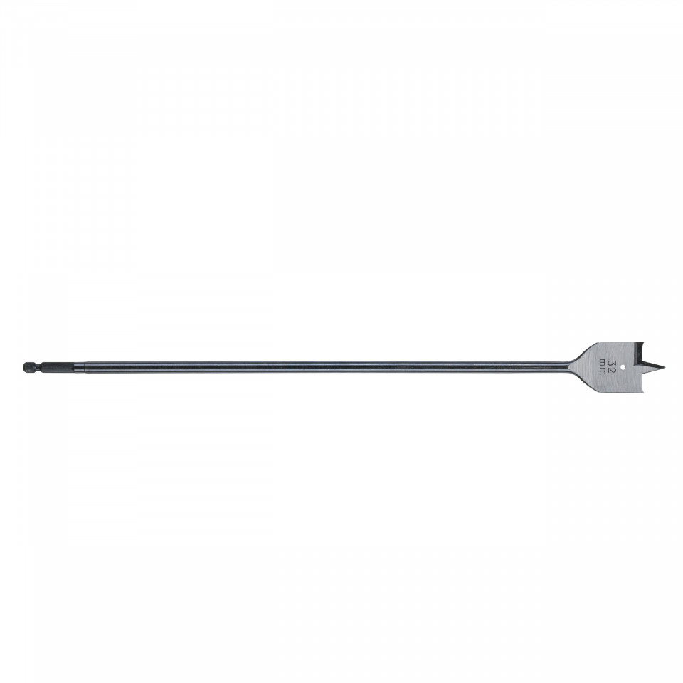 Burghie plate Milwaukee (Lungime totală (mm): 400, Tijă prindere: ¼″ Hex, Ø (mm): 32)