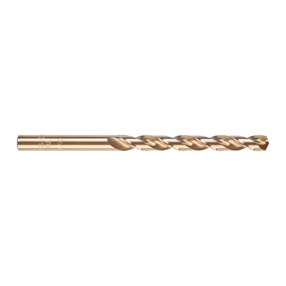 Burghie RED COBALT pentru metal - DIN 338 Milwaukee Ø 6.5x63x101 mm - set 10 buc