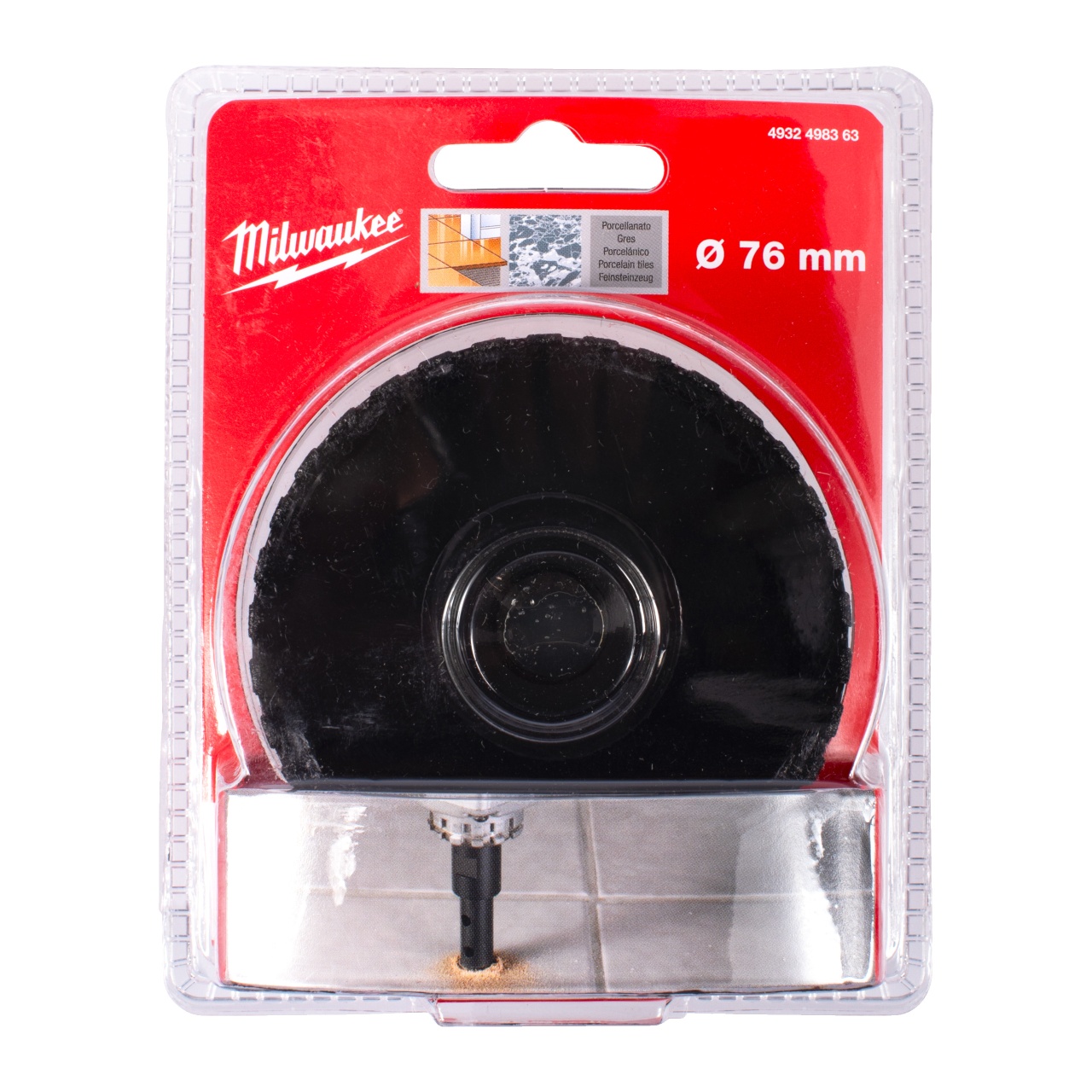 Burghiu ceramică M14 MILWAUKEE Diamond Max 76mm