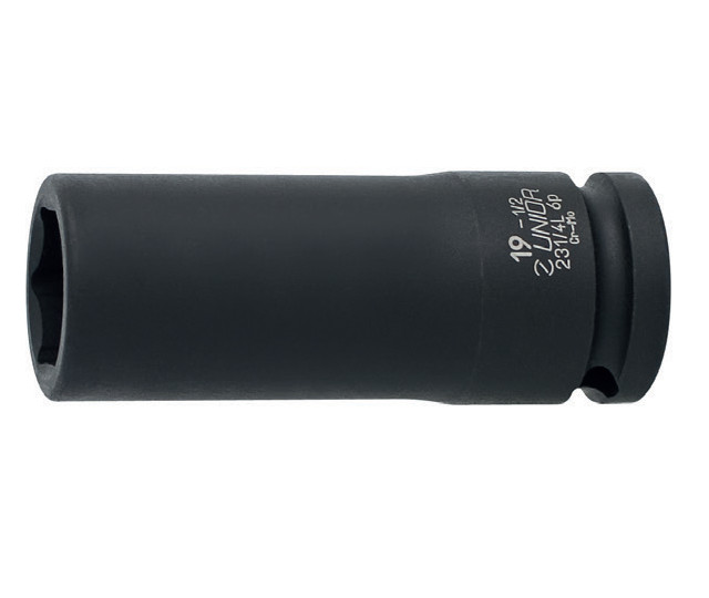 Cap cheie tubulara de impact lungi Unior 1/2", 19mm L78mm