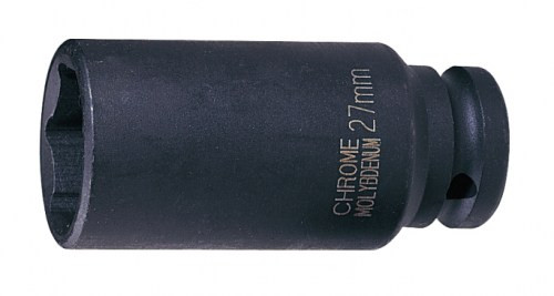 Cap cheie tubulara Jonnesway de impact 1/2" 6 laturi 22mm L78mm
