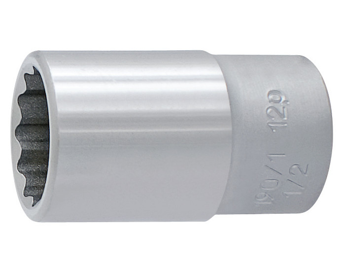 Cap cheie tubulara Unior 1/2" 12 laturi, DIM 22