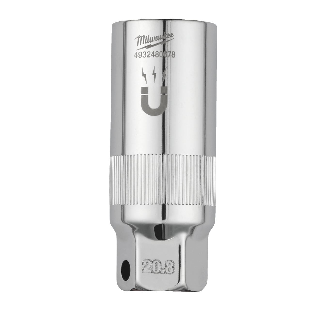Cheie tubulară 3/8 magnetică pentru bujie de 20,8mm