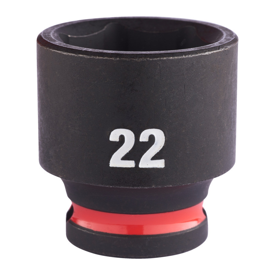 Cheie tubulară de impact MILWAUKEE SHOCKWAVE™ IMPACT DUTY, 3/8" IMPACT SOCKET STD 22mm L34mm