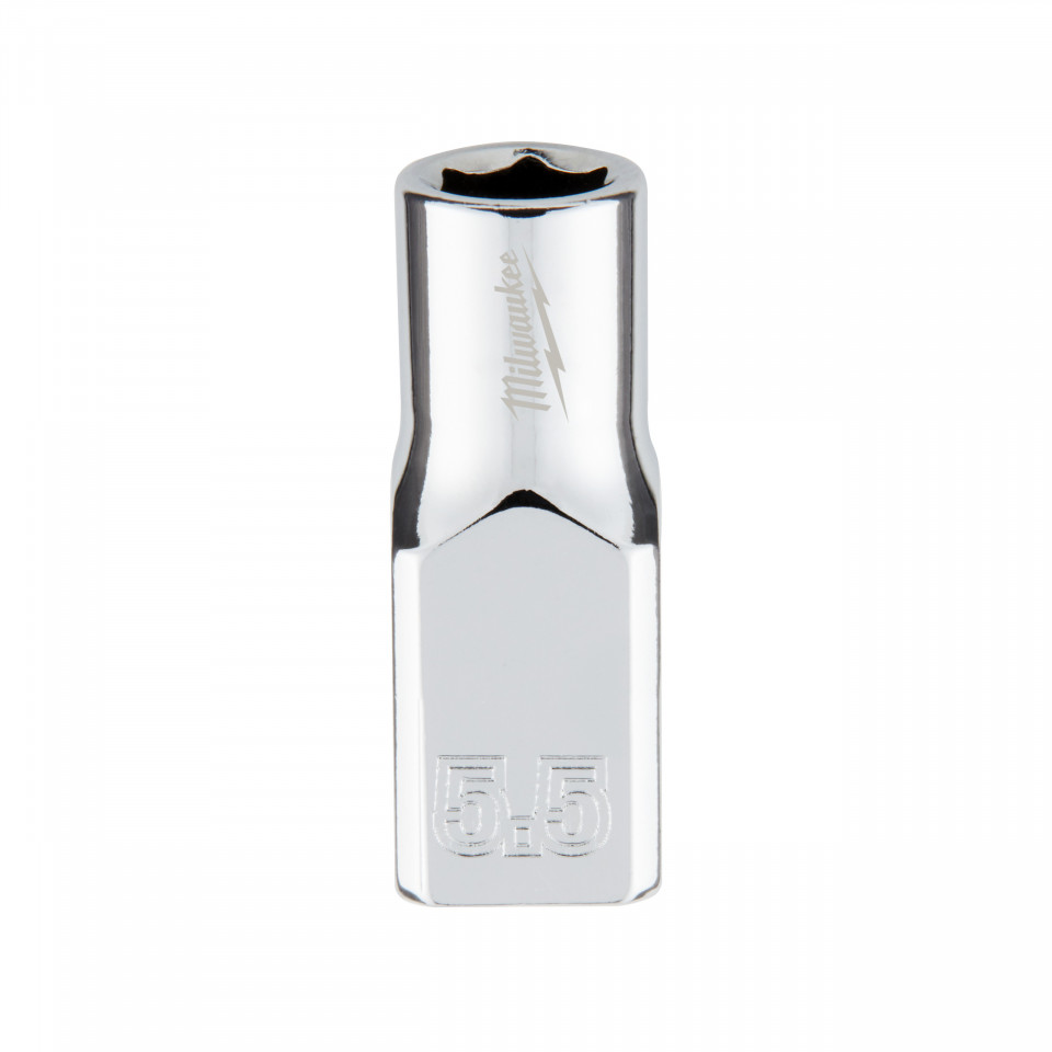 Cheie tubulară Milwaukee 1/4, sistem metric, scurtă - 5,5mm