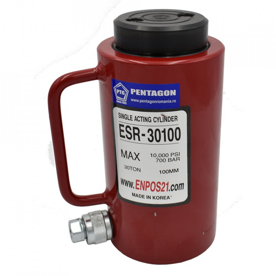 Cilindru hidraulic simplă acțiune ESR 30100 - 30 tone