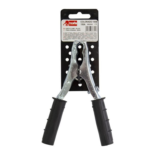 Cleste de masa Telwin 802532, Colorado, 150 A, sectiune maxima cablu 16 mmp, negru, blister