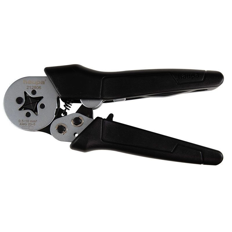 Cleste de sertizat pini terminali, HAUPA HUPsquare16, 0.5 - 16 mm²