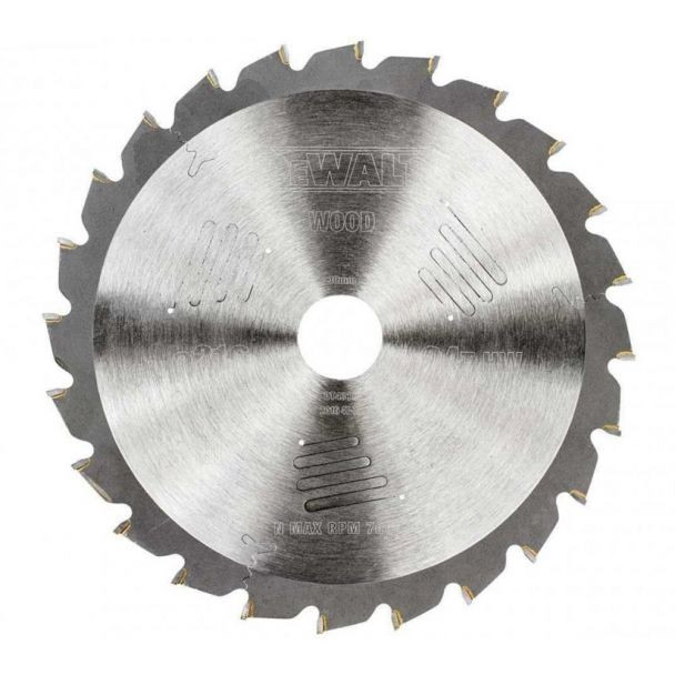 Disc Dewalt DT4310 pentru fierastrau circular, D 216x30x2.6 mm, 24 dinti, pentru taiere rapida, seria Extreme