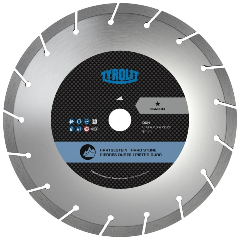 Disc Diamantat pentru Tăiat Beton Dur, DCH Basic*, 125x2.0x22,23