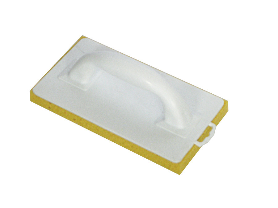 Drișcă PVC monobloc cu bază poliuretanică galbenă - 14×25