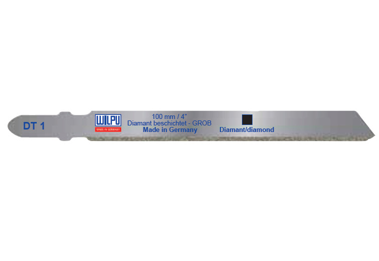 DT 1 Panza diamantata pentru fierastrau vertical, prindere T, pentru sticla si placi ceramice, DIM 100 x 9 x 1.3 mm