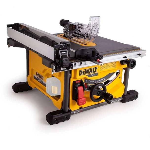 Fierastrau circular cu masa Dewalt DCS7485T2 cu acumulatori Li-Ion 54 V XR FlexVolt 6.0 Ah, diametru panza 210 mm