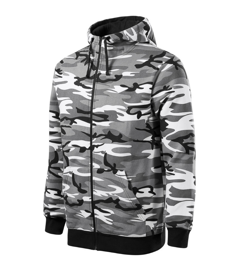 Hanorac pentru bărbaţi, Camo Zipper, 300 g/m² C19