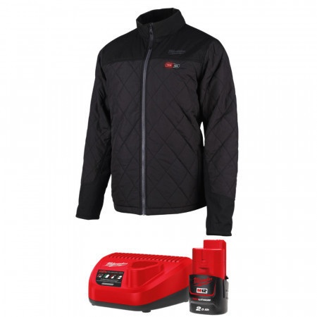 Jachetă puffer hibrid încălzită M12™ Milwaukee + acumulator si incarcator