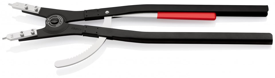 KNIPEX 46 10 A6 clește pentru inele de siguranță pentru inele exterioare pe axuri vopsit electrostatic în negru 570 mm