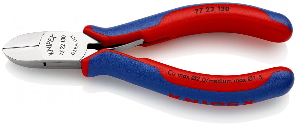 KNIPEX 77 22 130 Șfic pentru instalații electronice cu manşoane multicomponent 130 mm