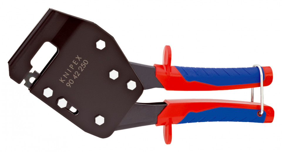 KNIPEX 90 42 250 Clește de nituit și îmbinat profile cu manşoane multicomponent brunat 250 mm