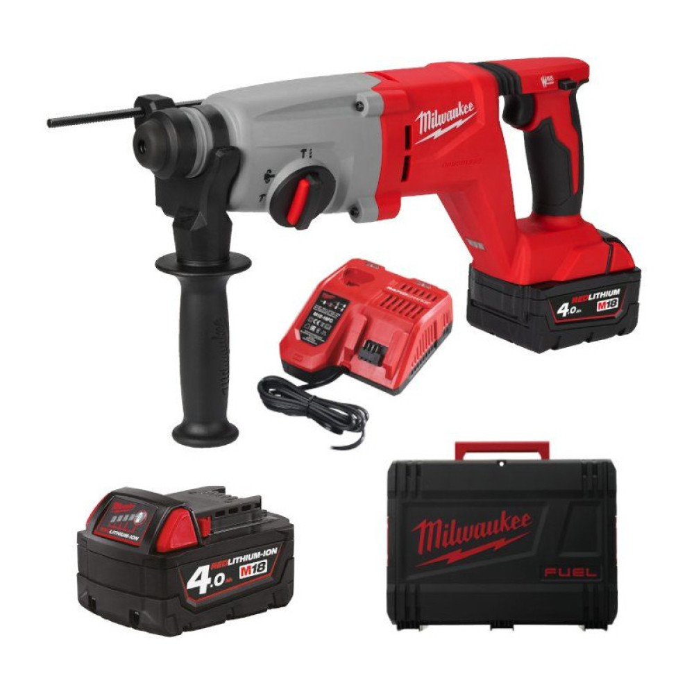 M18BLHACD26-402X CIOCAN ROTOPERCUTOR FĂRĂ PERII 26 MM SDS-PLUS M18™ CU MÂNER D