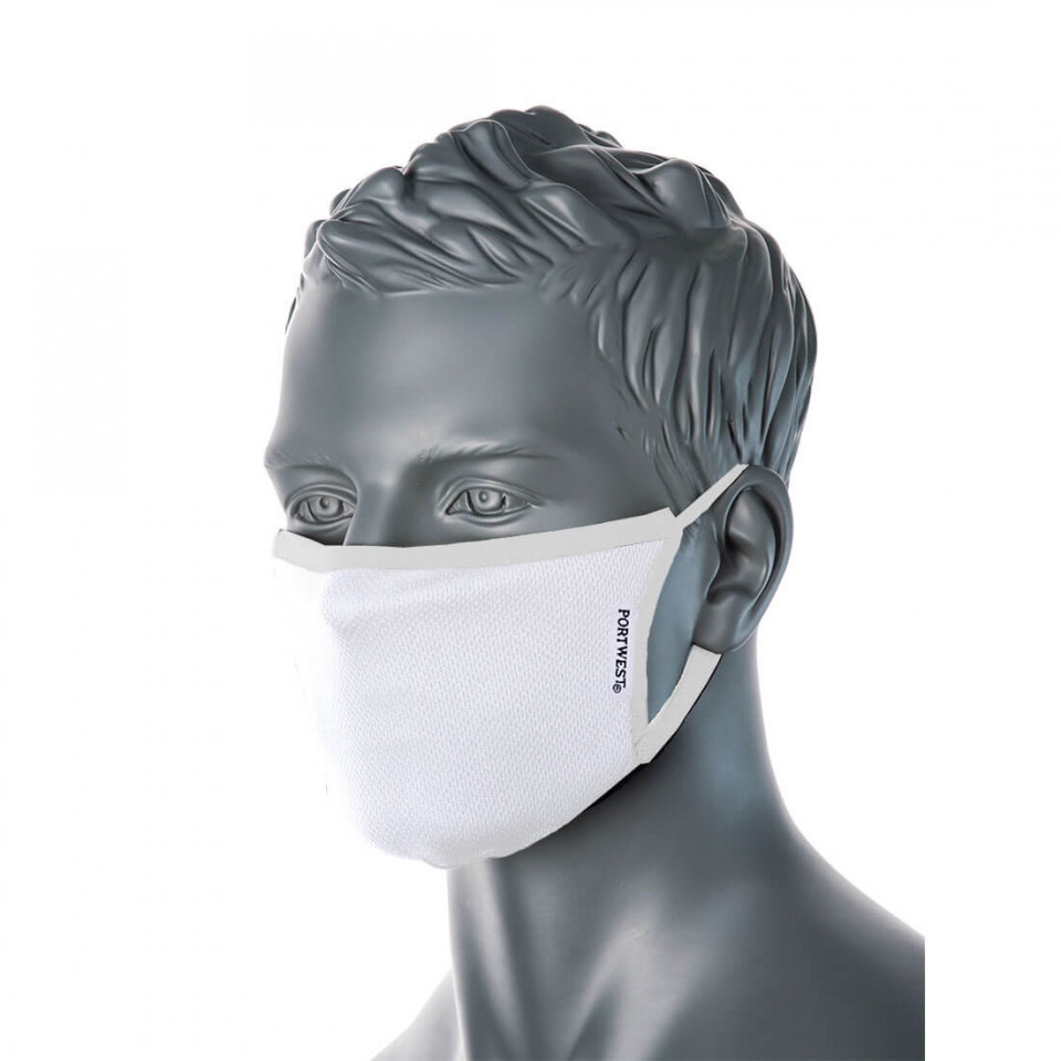 Mască facială din țesătură anti-microbiană cu 3 straturi (Pk25) CV33