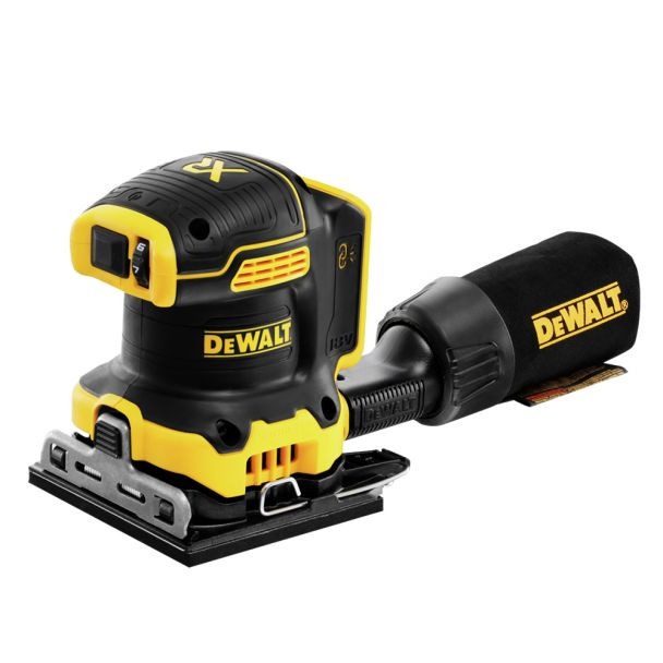 Masina de slefuit cu vibratii Dewalt DCW200N, compatibila cu acumulatori Li-Ion 18 V / 54 V, 108 x 115 mm, 8000-13500 rpm