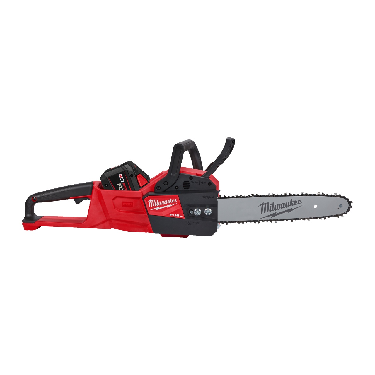 MILWAUKEE M18FCHS35-122 FIERĂSTRĂU CU LANȚ, LAMA 35 CM, 2 BATERII 12 AH, INCARCATOR