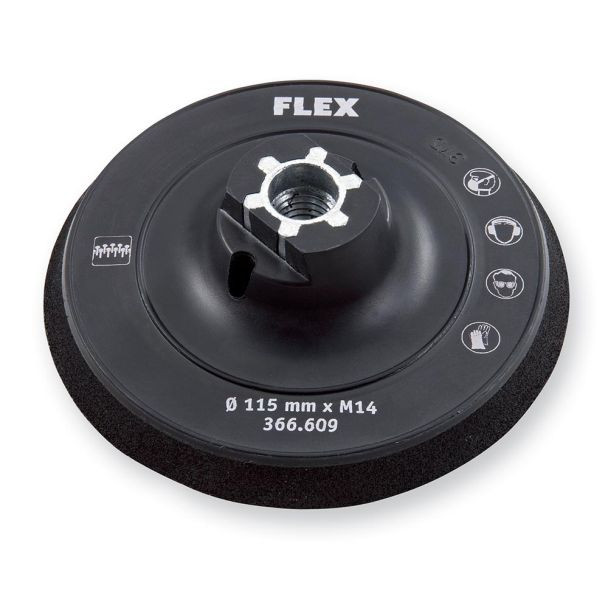 Pad velcro Flex 503754, BP-M II D115 M14, 115 mm