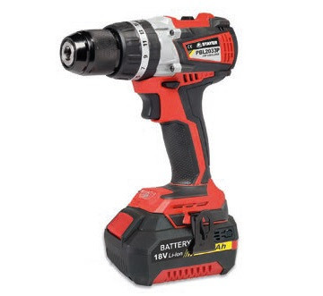 PBL 2033 PK BRUSHLESS Masina de insurubat/gaurit cu percutie cu 2 acumulatori Li-ion 18 V - 1.2323
