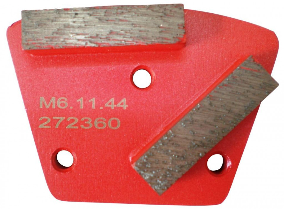 Placa cu segmenti diamantati pt. slefuire pardoseli - segment mediu (rosu) - # 30 - prindere M6 - DXDH.8506.11.43