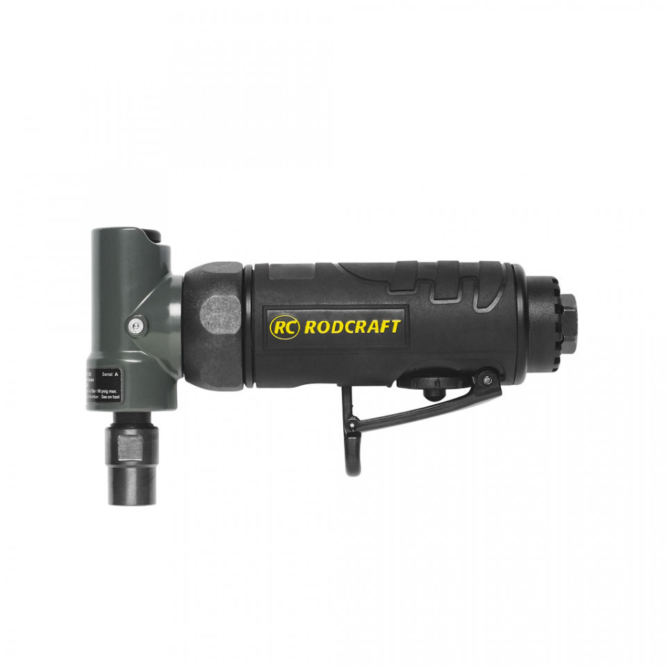 Polizor drept pneumatic, gat la 90°, penseta 6 mm, Rodcraft RC7128
