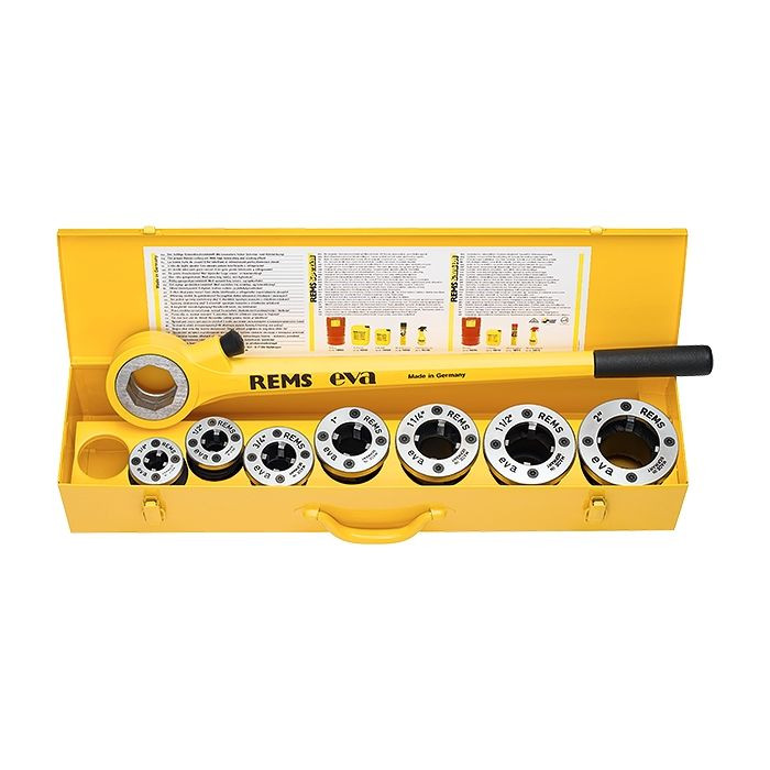 REMS Clupa filetat Eva Set R 1/2 - 2" R 1/2-3/4-1-1 1/4-1 1/2-2" 520017