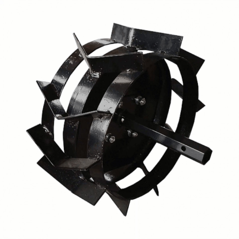 Roata metalica 4.00-8 include tub hexagonal Ø23mm Bisonte