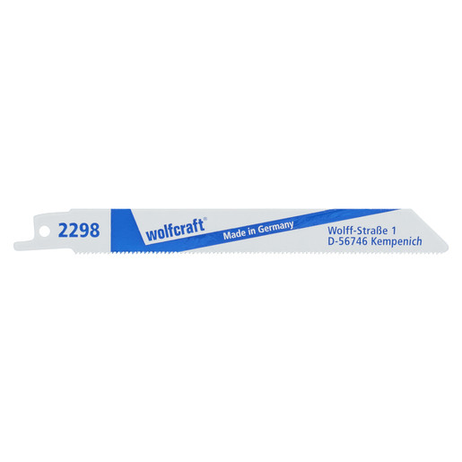 Set 2 panze fierastrau sabie Wolfcraft 2298000 pentru table, neferoase, 150 mm