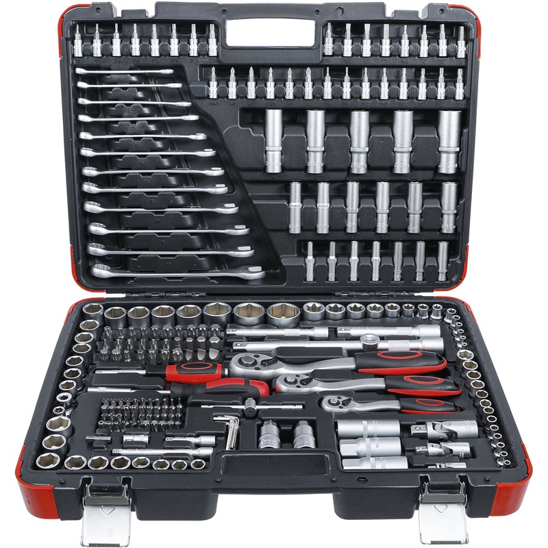 Set 216 chei si biti, antrenare 1/4" + 3/8" + 1/2"