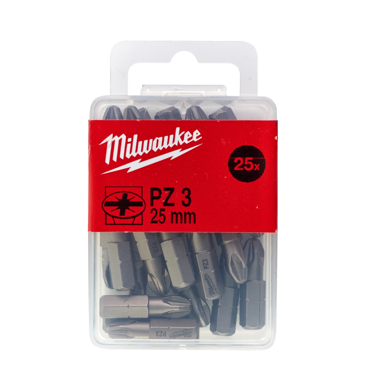 Set 25 buc cap surubelnita Pozidrive (PZ) PZ3X25 mm Milwaukee