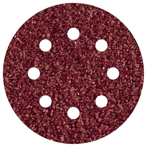 Set 25 foi abrazive Wolfcraft 2250100, prindere velcro, pentru lemn, D 125 mm, P60
