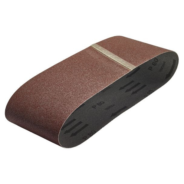 Set 3 benzi de slefuit Wolfcraft 1936000, pentru lemn si metale, Gr. A80, 100x560 mm