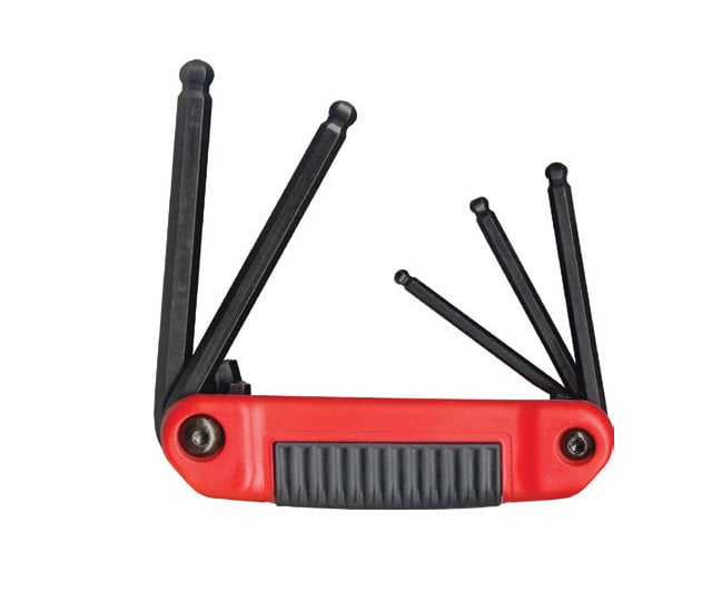 Set 5 chei locas hexagonal cu cap sferic, tip briceag, EKLIND 3/16''-3/8''