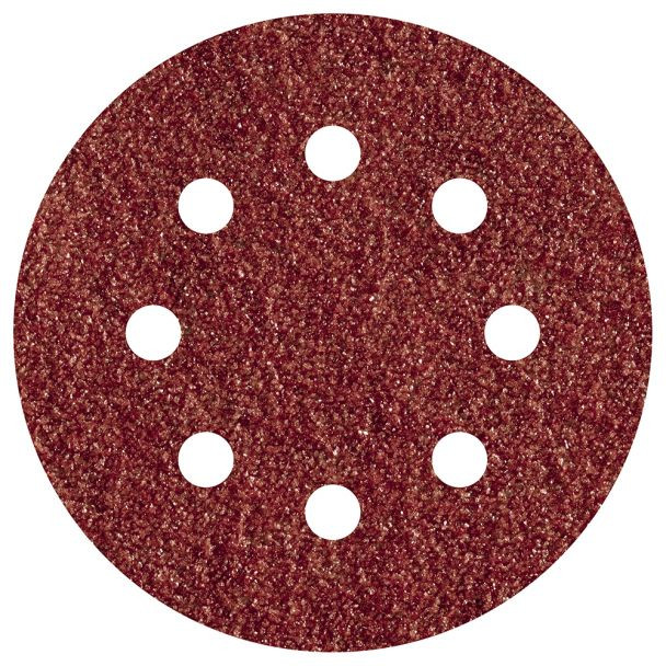 Set 5 foi abrazive Wolfcraft 2272000, prindere velcro, pentru lemn, D 115 mm, P120