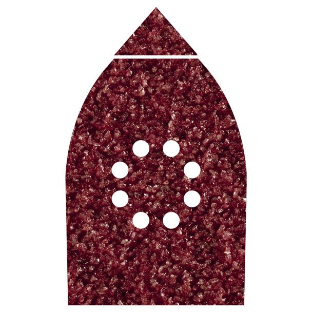 Set 6 foi abrazive autoadezive Wolfcraft 1790000, Gr. 40, perforate, 107x142 mm cu scai