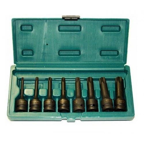 Set 8 piese cap cheie tubulara de forta Torx Jonnesway 1/2" T30-T80